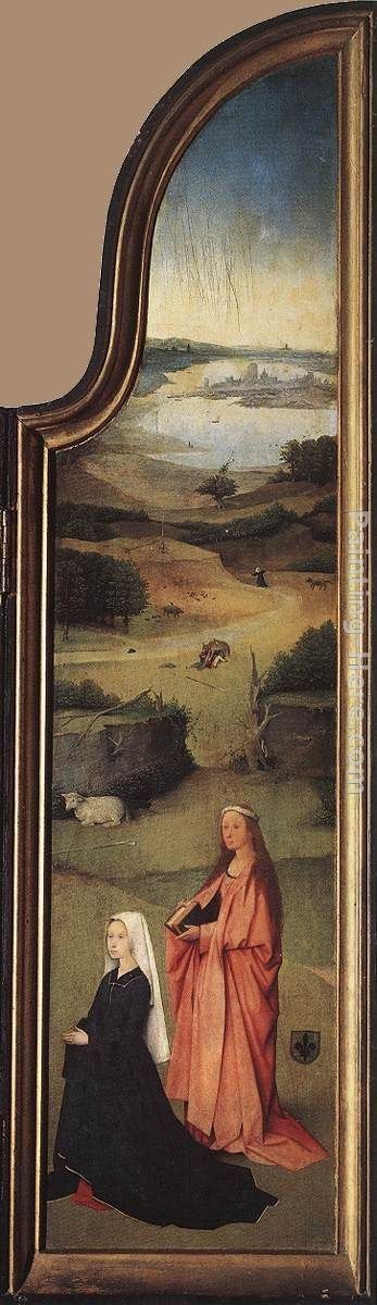 Hieronymus Bosch St. Agnes with the Donor